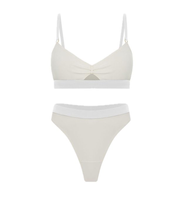 Cream Harmony High Rise Panties