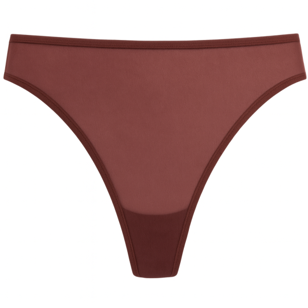 Soft Burgundy – kalhotky se středně vysokým pasem